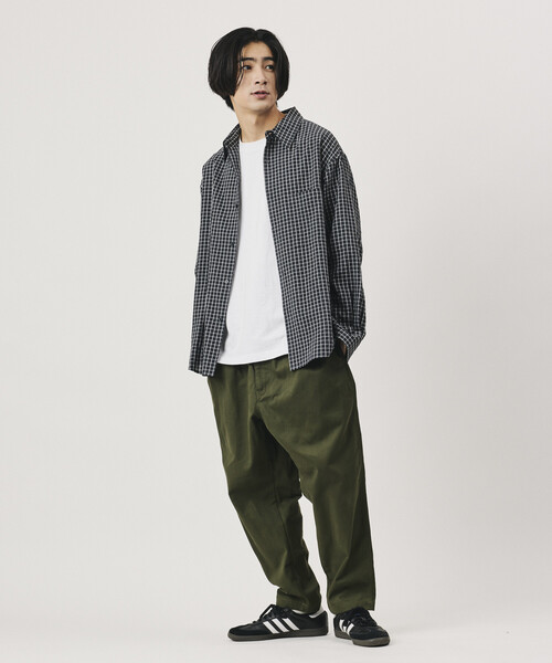FREAK'S STORE(フリークスストア)の「限定展開 コットンツイル テーパード パンツ(その他パンツ・メンズ・ベージュ/インディゴブルー/ブラック・SMALL)」の18枚目の写真