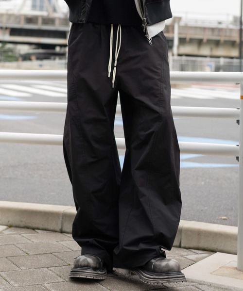 WEGO(ウィゴー)の「WEGO/【26年秋冬新作】テクニカルバルーンパンツ(チノパンツ・メンズ・ブラック/グレー・MEDIUM/LARGE)」の2枚目の写真