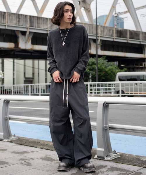 WEGO(ウィゴー)の「WEGO/【26年秋冬新作】テクニカルバルーンパンツ(チノパンツ・メンズ・ブラック/グレー・MEDIUM/LARGE)」の21枚目の写真