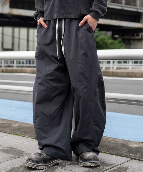 WEGO(ウィゴー)の「WEGO/【26年秋冬新作】テクニカルバルーンパンツ(チノパンツ・メンズ・ブラック/グレー・MEDIUM/LARGE)」の14枚目の写真