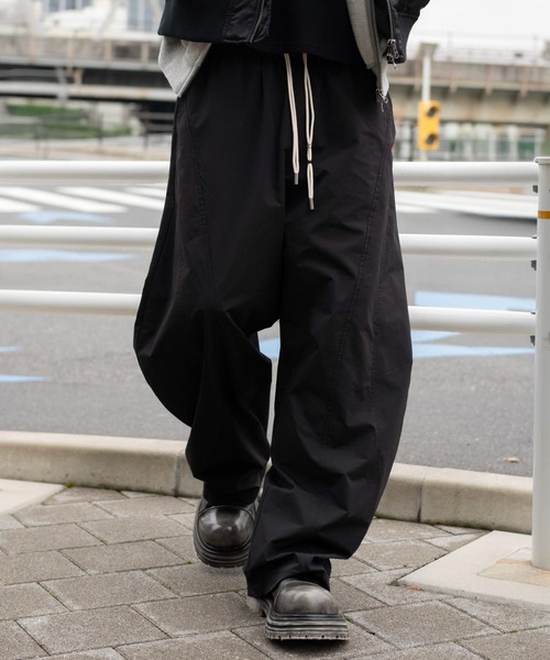 WEGO(ウィゴー)の「WEGO/【26年秋冬新作】テクニカルバルーンパンツ(チノパンツ・メンズ・ブラック/グレー・MEDIUM/LARGE)」の10枚目の写真
