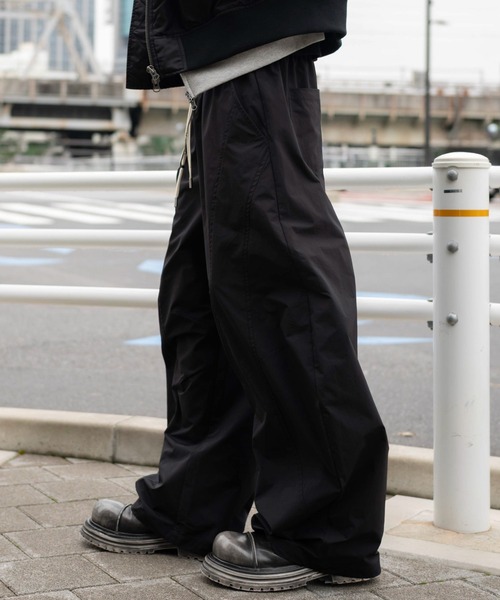 WEGO(ウィゴー)の「WEGO/【26年秋冬新作】テクニカルバルーンパンツ(チノパンツ・メンズ・ブラック/グレー・MEDIUM/LARGE)」の9枚目の写真