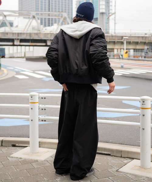 WEGO(ウィゴー)の「WEGO/【26年秋冬新作】テクニカルバルーンパンツ(チノパンツ・メンズ・ブラック/グレー・MEDIUM/LARGE)」の6枚目の写真