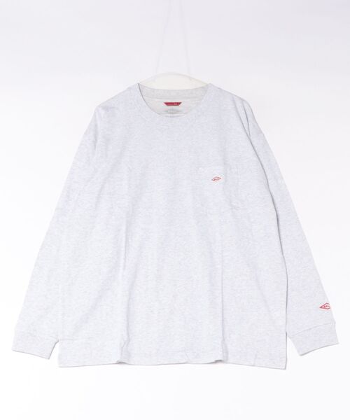 BALL（ボール）の「【BALL】OE天竺ポケット付きTシャツ ロンTEE35510（Tシャツ/カットソー・メンズ・ブラック/チャコール/オフホワイト/オートミール・LL/L/M）」の4枚目の写真