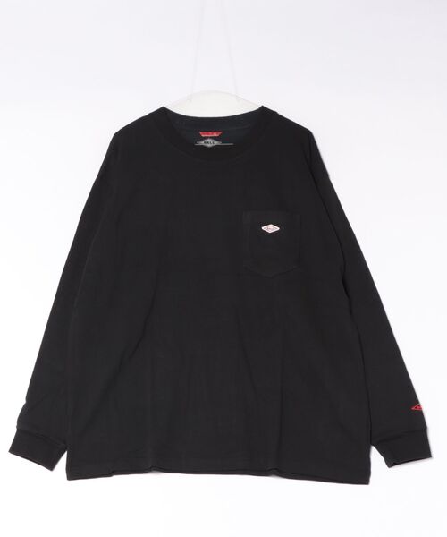 BALL（ボール）の「【BALL】OE天竺ポケット付きTシャツ ロンTEE35510（Tシャツ/カットソー・メンズ・ブラック/チャコール/オフホワイト/オートミール・LL/L/M）」の2枚目の写真