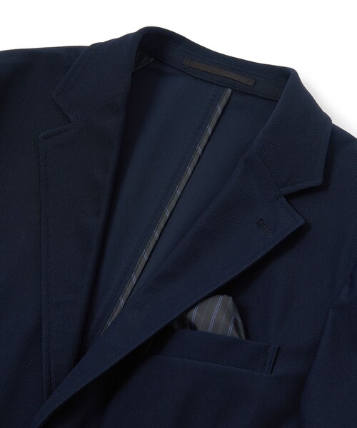 MEN'S BIGI(メンズビギ)の「【ACTIVE TAILOR】Air tool テーラードジャケット<高通気性/ストレッチ/接触冷感/UVカット/防シワ>(テーラードジャケット・メンズ・ブラック/ネイビー・2/3/4/1)」の12枚目の写真
