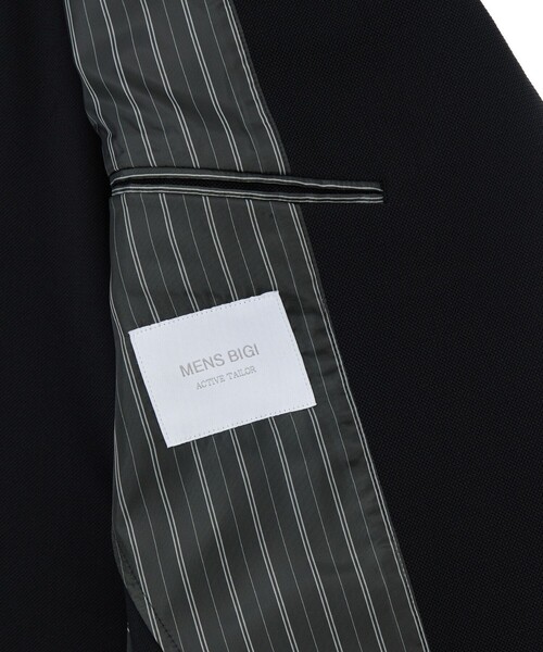 MEN'S BIGI(メンズビギ)の「【ACTIVE TAILOR】Air tool テーラードジャケット<高通気性/ストレッチ/接触冷感/UVカット/防シワ>(テーラードジャケット・メンズ・ブラック/ネイビー・2/3/4/1)」の20枚目の写真