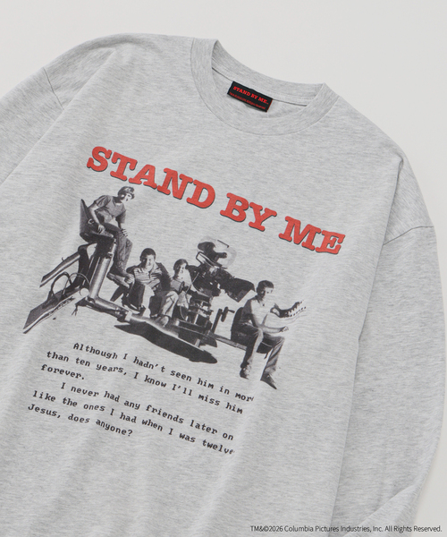 JOURNAL STANDARD relume(ジャーナルスタンダード レリューム)の「STAND BY ME / スタンド・バイ・ミー 別注 プリント ロンT(Tシャツ/カットソー・メンズ・ホワイト/グレー/ブラック系その他・MEDIUM/LARGE)」の9枚目の写真