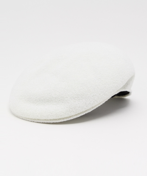 KANGOL(カンゴール)の「KANGOL HUNTING BERMUDA 504 WHITE(ハンチング/ベレー帽・メンズ・ホワイト・LARGE/MEDIUM)」の1枚目の写真