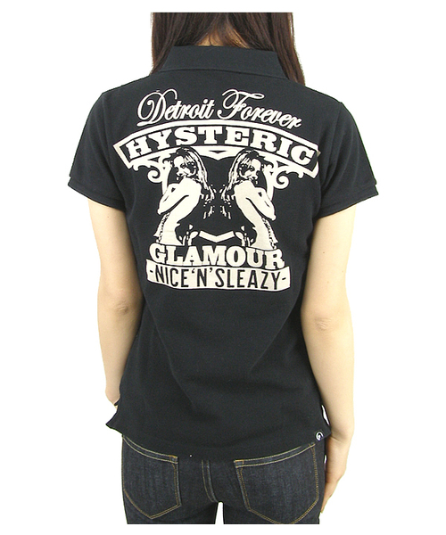 HYSTERIC GLAMOUR ポロシャツ NICE'N'SLEAZY HYSTERIC GLAMOUR（ヒステリックグラマー）の「DETROIT NICE'N SLEAZY