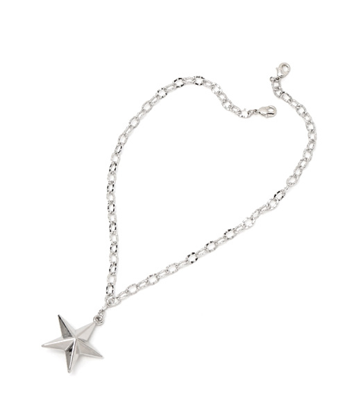 CHUBBYGANG（チャビーギャング）の「取り外しネックレス風チャーム付Tシャツ（Tシャツ/カットソー・キッズ・ホワイト/ブラック・100/120/110/130/90）」の9枚目の写真