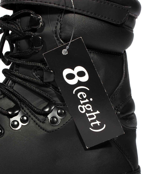 ８(eight)（エイト）の「PUレザージャングルブーツ（ブーツ・メンズ・ブラック・26.0cm/28.0cm/24.0cm/25.0cm/27.0cm）」の9枚目の写真