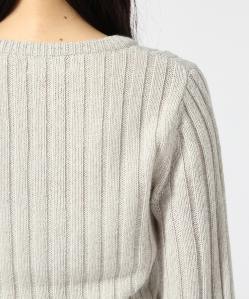 HARE（ハレ）の「ロングソデVニット(HARE)（ニット/セーター・レディース・ブラック/レッド/オフホワイト・FREE）」の11枚目の写真