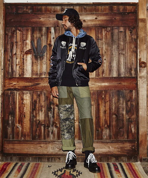 HYSTERIC GLAMOUR（ヒステリックグラマー）の「VIBRATION pt SW（スウェット・メンズ・ネイビー/トップグレー/ブラック・SMALL/MEDIUM/LARGE）」の10枚目の写真