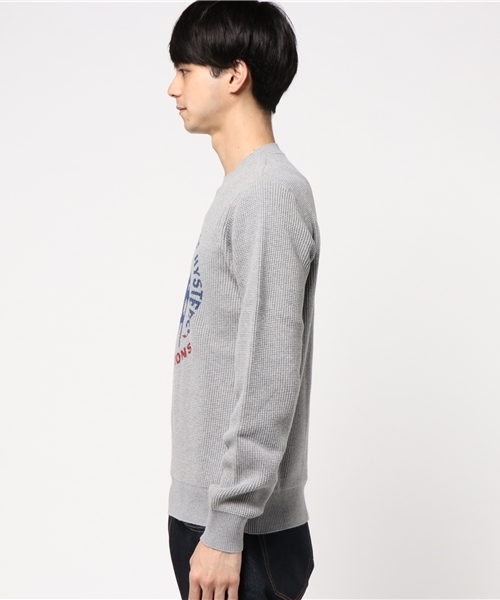 HYSTERIC GLAMOUR（ヒステリックグラマー）の「VIBRATION pt SW（スウェット・メンズ・ネイビー/トップグレー/ブラック・SMALL/MEDIUM/LARGE）」の11枚目の写真