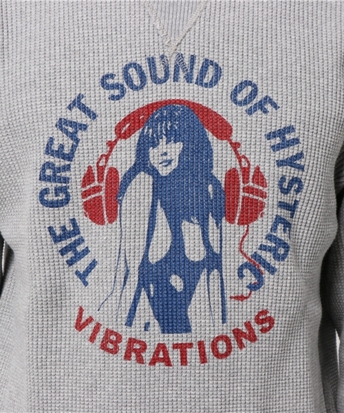 HYSTERIC GLAMOUR（ヒステリックグラマー）の「VIBRATION pt SW（スウェット・メンズ・ネイビー/トップグレー/ブラック・SMALL/MEDIUM/LARGE）」の15枚目の写真