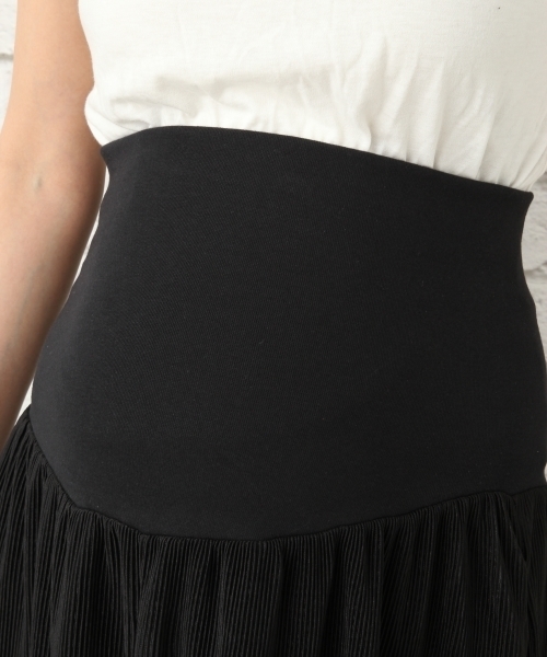 LEPSIM（レプシィム）の「マタニティ/アコーディオンプリーツパンツ　760770（マタニティウェア/グッズ・レディース・ブラック/ライトベージュ/グレイッシュベージュ・FREE）」の6枚目の写真