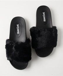 MERLOT | ファーフラットサンダル040-3437(サンダル)