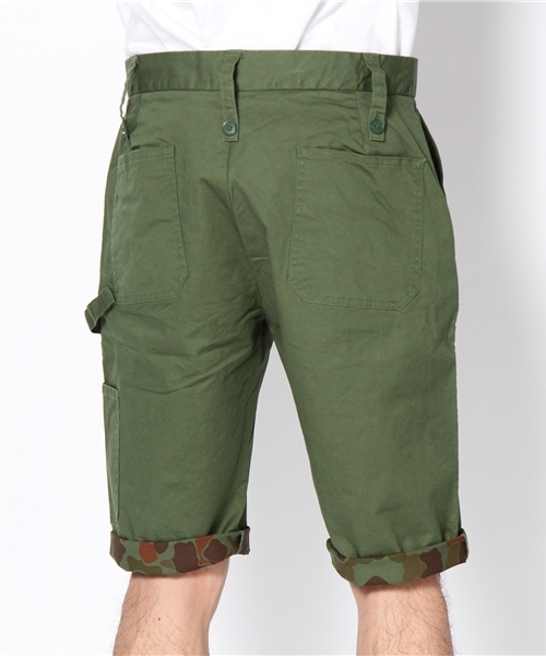 coen（コーエン）の「ストレッチカモフラージュショーツ（その他パンツ・メンズ・ベージュ/オリーブ・LARGE/X-LARGE/SMALL/MEDIUM）」の6枚目の写真