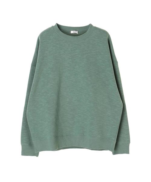 koe（コエ）の「【雑誌掲載商品】ビッグシルエット裏毛プルオーバー（スウェット・メンズ・ネイビー/ブルー/グレー/カーキ/ブラック/ピンク・M/L）」の16枚目の写真