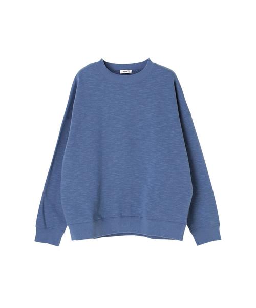 koe（コエ）の「【雑誌掲載商品】ビッグシルエット裏毛プルオーバー（スウェット・メンズ・ネイビー/ブルー/グレー/カーキ/ブラック/ピンク・M/L）」の12枚目の写真