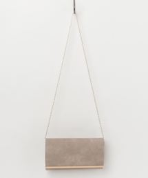 STYLEBLOCK | 結婚式二次会ゴールドプレートPUレザーパーティークラッチバッグ(クラッチバッグ)