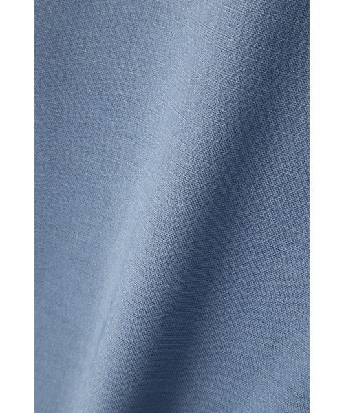 22 OCTOBRE（ヴァンドゥ－オクトーブル）の「麻調サマーセットアップブラウス【セットアップ対応商品】（シャツ/ブラウス・レディース・グレー/ブルー・36/38）」の7枚目の写真