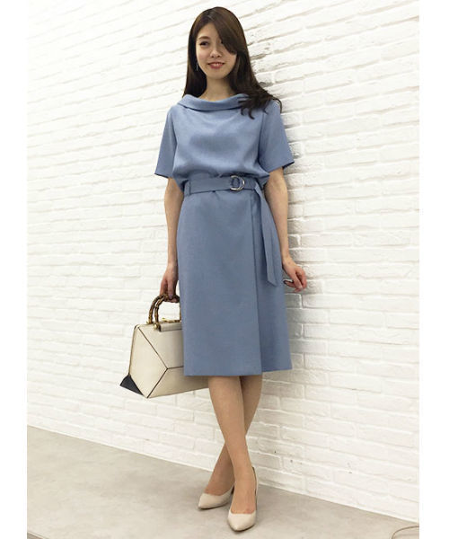 22 OCTOBRE（ヴァンドゥ－オクトーブル）の「麻調サマーセットアップブラウス【セットアップ対応商品】（シャツ/ブラウス・レディース・グレー/ブルー・36/38）」の17枚目の写真