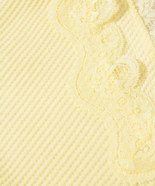 apres jour（アプレジュール）の「ワッフルレースメローT【ZOZOTOWN限定アイテム】（Tシャツ/カットソー・レディース・イエロー/オフホワイト/ブラック/サックスブルー・フリー）」の21枚目の写真
