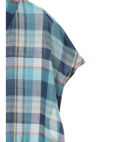 AMERICAN HOLIC（アメリカンホリック）の「・Vネックノースリーブブラウス（シャツ/ブラウス・レディース・ブラック/レッド/アイボリー/カーキ/サックスブルー/グリーン・FREE）」の15枚目の写真