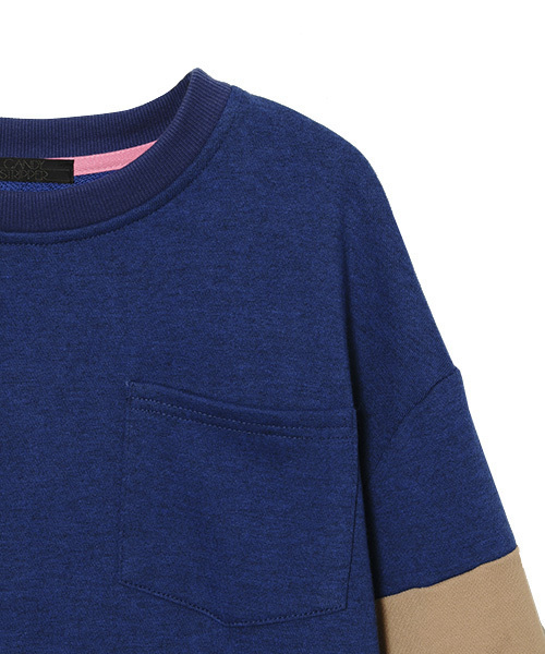 Candy Stripper(キャンディストリッパー)の「BORDER L/S スウェット(スウェット・レディース・ブラック/ネイビー/イエロー・2)」の8枚目の写真