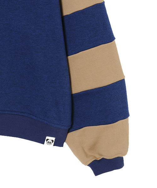 Candy Stripper(キャンディストリッパー)の「BORDER L/S スウェット(スウェット・レディース・ブラック/ネイビー/イエロー・2)」の9枚目の写真