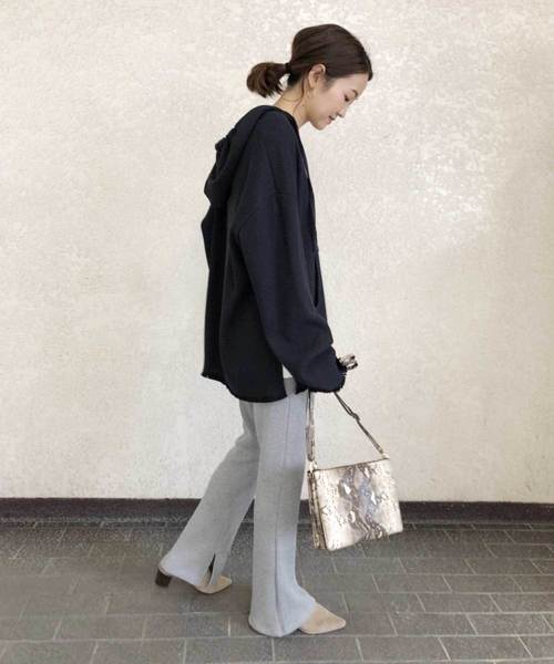 DouDou（ドゥドゥ）の「ワッフルイージー（その他パンツ・レディース・ブラック/ベージュ/グレー/カーキ・FREE）」の17枚目の写真