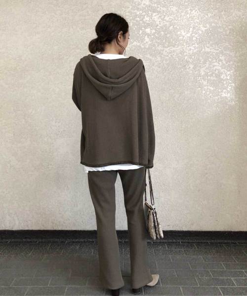 DouDou（ドゥドゥ）の「ワッフルイージー（その他パンツ・レディース・ブラック/ベージュ/グレー/カーキ・FREE）」の14枚目の写真