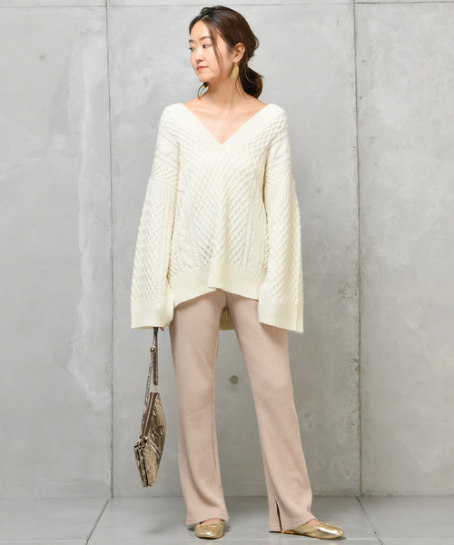 DouDou（ドゥドゥ）の「ワッフルイージー（その他パンツ・レディース・ブラック/ベージュ/グレー/カーキ・FREE）」の21枚目の写真