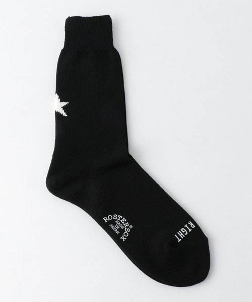 ROSTER SOX(ロスターソックス)の「【別注】 <ROSTER SOX> STAR SOCKS/ソックス(ソックス/靴下・メンズ・マスタード/オリーブ/ブラック/ホワイト/イエロー/ダークブラウン・FREE)」の1枚目の写真