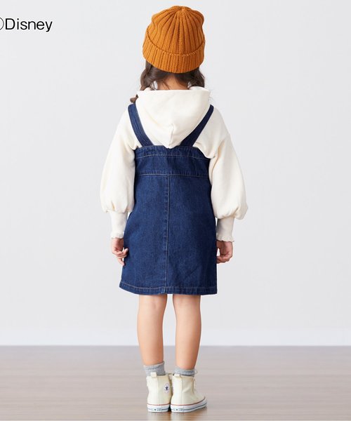 apres les cours(アプレレクール)の「ビスチェジャンパースカート(ジャンパースカート・キッズ・ワインレッド/インディゴブルー・120/140/90/100/130/80/110)」の15枚目の写真