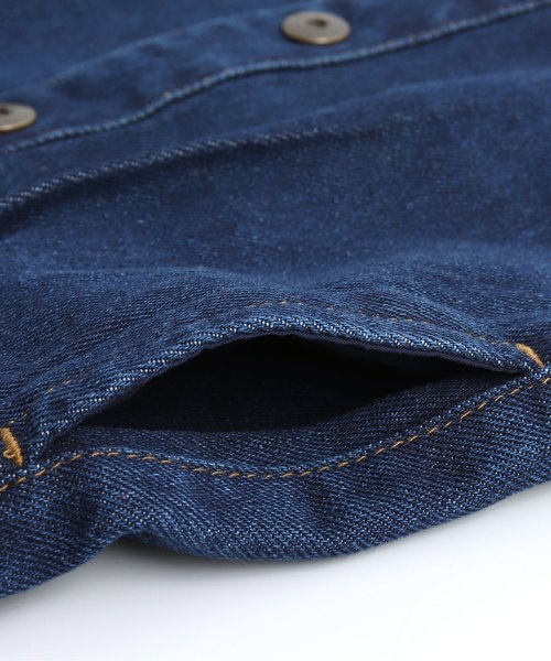 apres les cours(アプレレクール)の「ビスチェジャンパースカート(ジャンパースカート・キッズ・ワインレッド/インディゴブルー・120/140/90/100/130/80/110)」の11枚目の写真