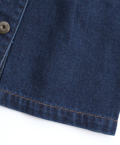 apres les cours(アプレレクール)の「ビスチェジャンパースカート(ジャンパースカート・キッズ・ワインレッド/インディゴブルー・120/140/90/100/130/80/110)」の18枚目の写真