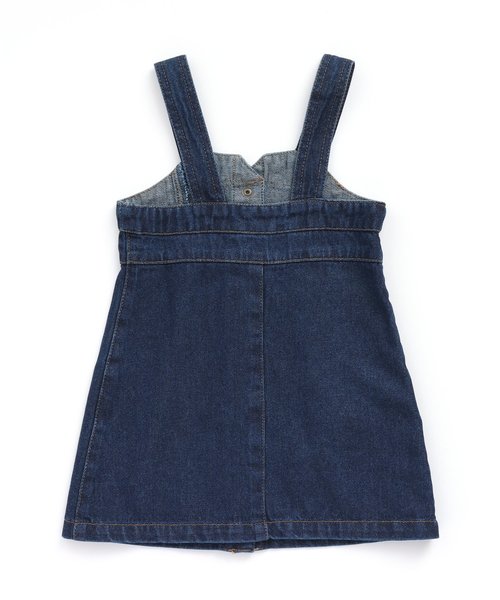 apres les cours(アプレレクール)の「ビスチェジャンパースカート(ジャンパースカート・キッズ・ワインレッド/インディゴブルー・120/140/90/100/130/80/110)」の8枚目の写真