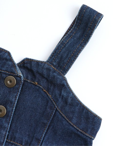 apres les cours(アプレレクール)の「ビスチェジャンパースカート(ジャンパースカート・キッズ・ワインレッド/インディゴブルー・120/140/90/100/130/80/110)」の14枚目の写真