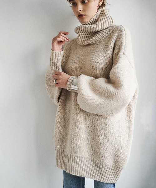 CLANE（クラネ）の「【CLANE】BIG TURTLE MOHAIR KNIT 15106-2171