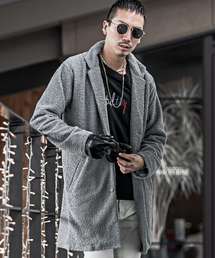 JOKER | プードルボアビッグチェスターコート メンズ アウター オーバーサイズ(チェスターコート)