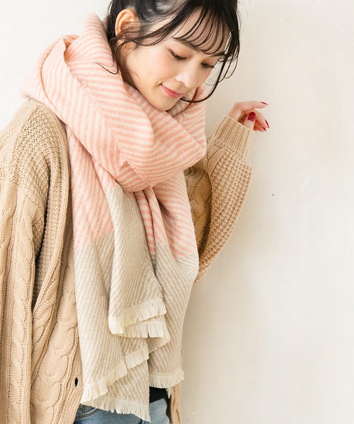 セール】チュアリーズ大判ストールマフラー（マフラー）｜QUEENHEAD