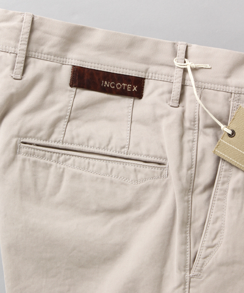 INCOTEX（インコテックス）の「□SLACKS / 1ST603 SLIMFIT CHINO（チノパンツ・メンズ・ライトグレー/チャコールグレー/ベージュ/ブラウン系その他/インディゴブルー・30/31/32）」の11枚目の写真