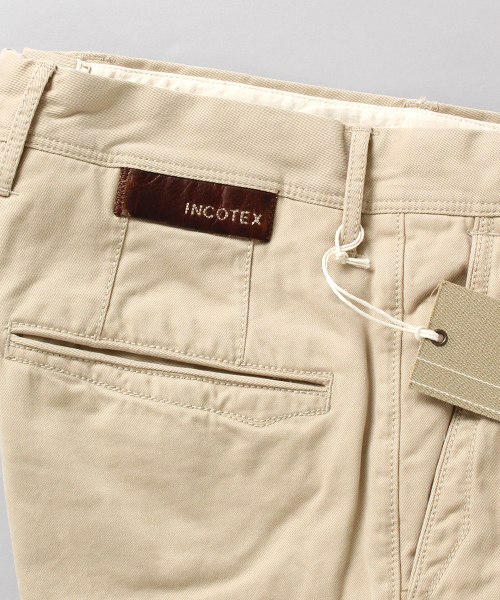 INCOTEX（インコテックス）の「□SLACKS / 1ST603 SLIMFIT CHINO（チノパンツ・メンズ・ライトグレー/チャコールグレー/ベージュ/ブラウン系その他/インディゴブルー・30/31/32）」の12枚目の写真
