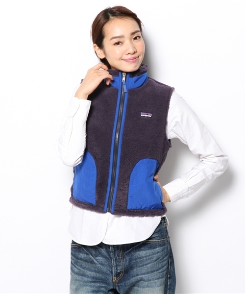 BEAMS BOY（ビームスボーイ）の「□Patagonia / “Kids Retro-X Vest” 13（ベスト・レディース・ベージュ/ネイビー/オフホワイト・ONE SIZE）」の3枚目の写真