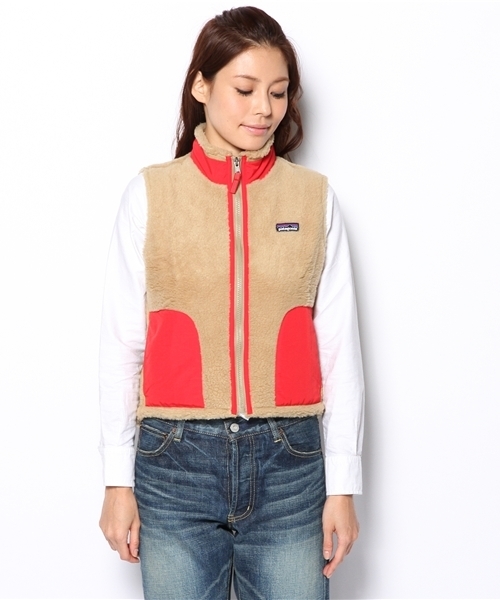 BEAMS BOY（ビームスボーイ）の「□Patagonia / “Kids Retro-X Vest” 13（ベスト・レディース・ベージュ/ネイビー/オフホワイト・ONE SIZE）」の4枚目の写真
