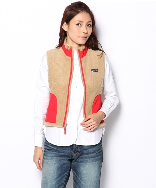 BEAMS BOY（ビームスボーイ）の「□Patagonia / “Kids Retro-X Vest” 13（ベスト・レディース・ベージュ/ネイビー/オフホワイト・ONE SIZE）」の7枚目の写真