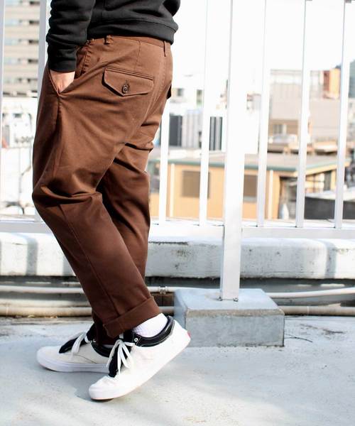 DEPACTUS(ディパクタス)の「TRANSITIONPANT/ストレッチチノパンツ(チノパンツ・メンズ・ブラック/ベージュ/ブラウン・28/34/32/30)」の12枚目の写真